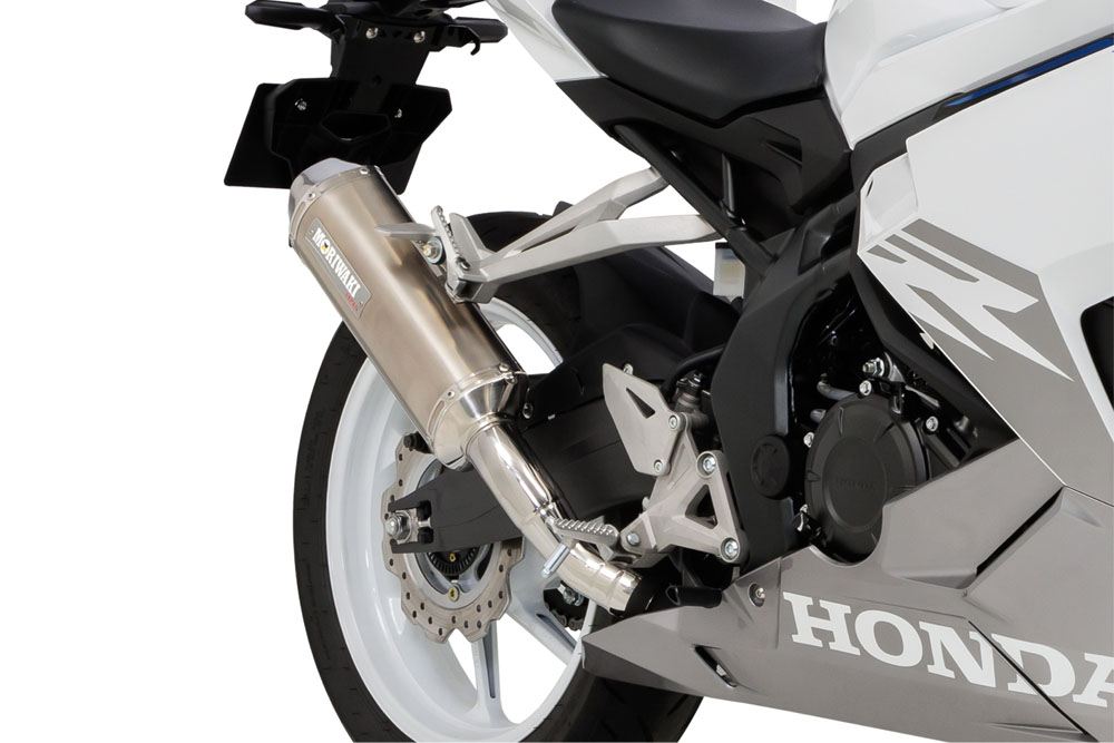Slip-on Exhaust MX CBR250RR 23- White Titanium