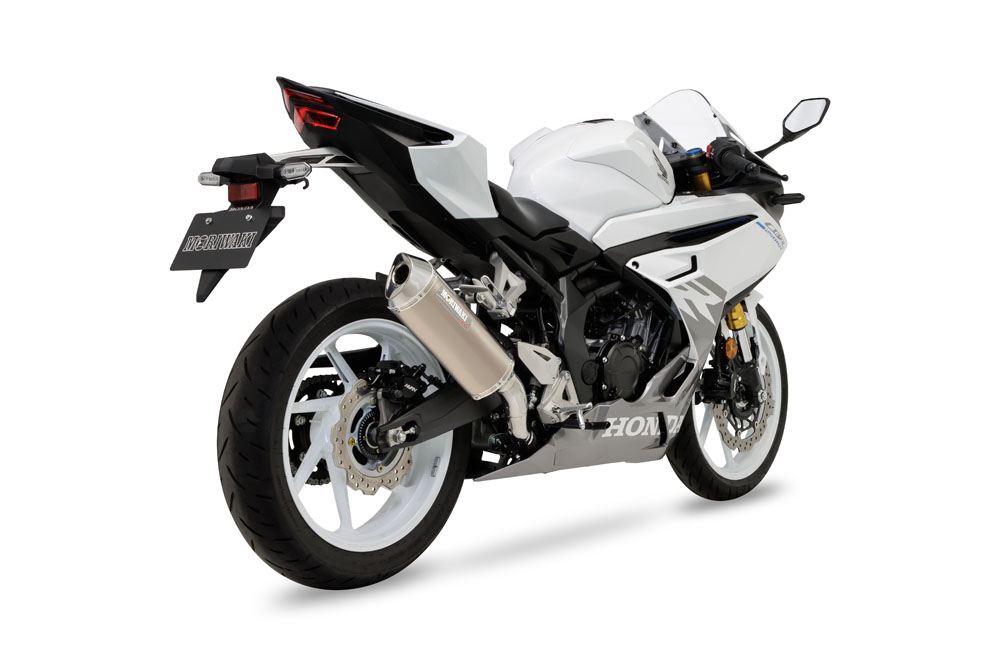 Slip-on Exhaust MX CBR250RR 23- White Titanium