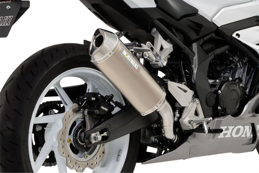 Slip-on Exhaust MX CBR250RR 23- White Titanium