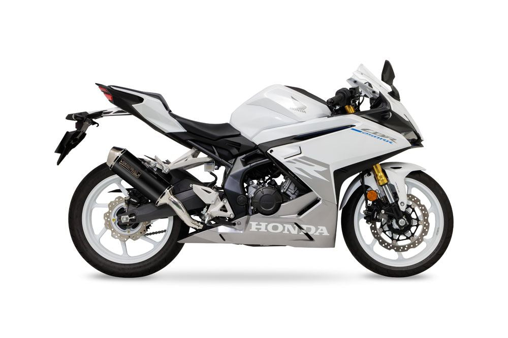 Slip-on Exhaust MX CBR250RR 23- Black Pearl - Kai / Gloss Black