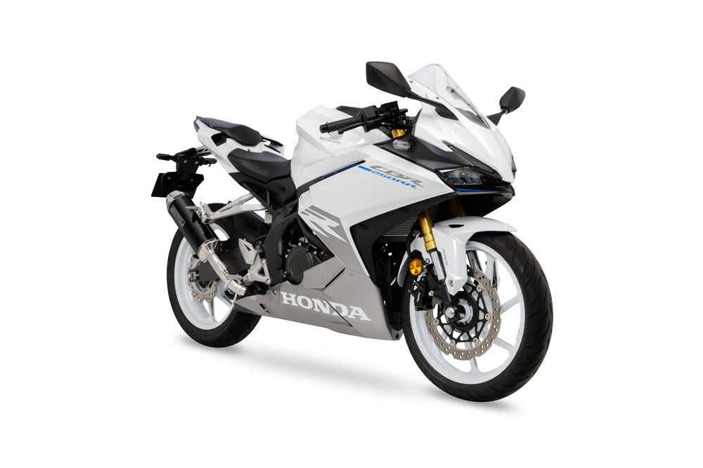 Slip-on Exhaust MX CBR250RR 23- Black Pearl - Kai / Gloss Black