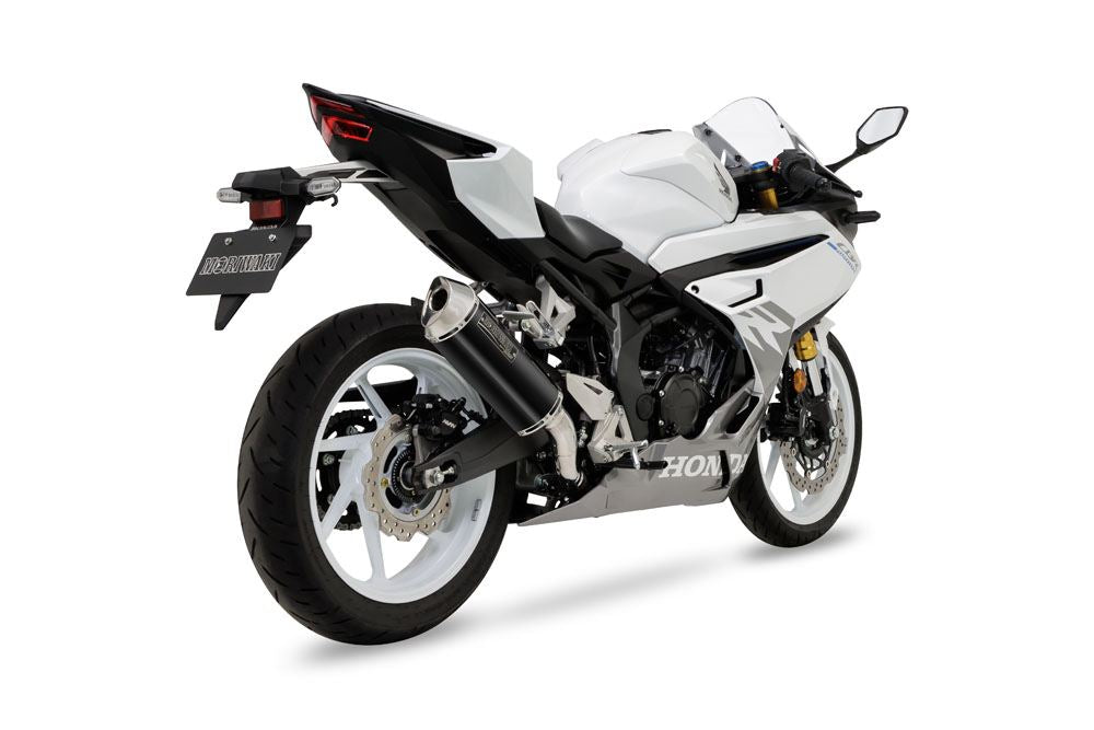 Slip-on Exhaust MX CBR250RR 23- Black Pearl - Kai / Gloss Black