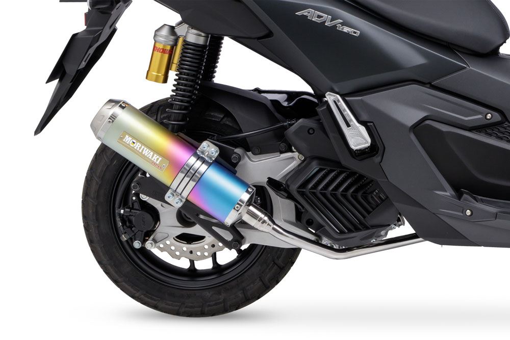 Full Exhaust ZERO ANO ADV160 2023 ANO Anodized Titanium Zero