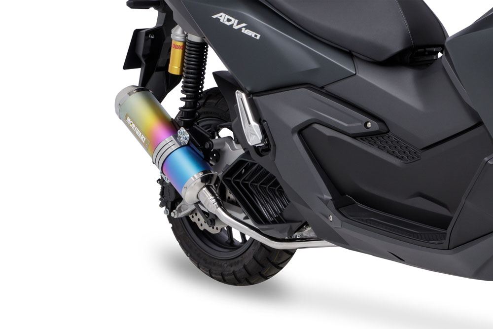 Full Exhaust ZERO ANO ADV160 2023 ANO Anodized Titanium Zero