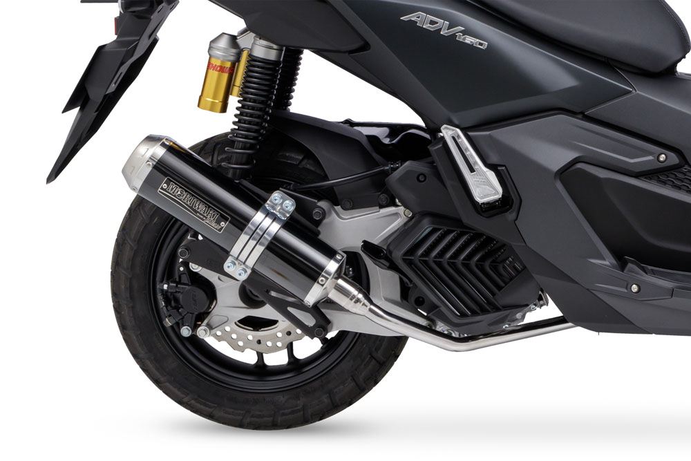 Full Exhaust ZERO ADV160 2023 Black Pearl-Kai / Black Glossy Zero Black