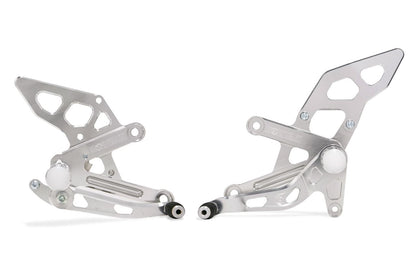 バックステップ(ST/SV) CBR250RR 2017-19/ 2020-22/ 2023 シルバーアルマイト 886g 1セット