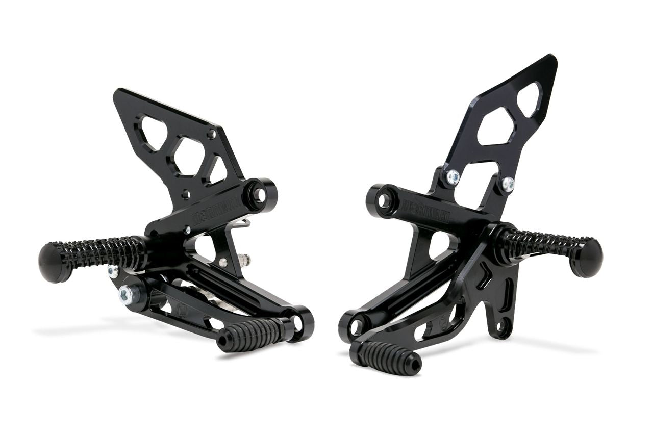 Rearsets Kit CBR250RR 17-19/20-22/23 Black Anodized 886g 1 Set