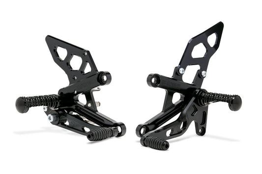 Rearsets Kit CBR250RR 17-19/20-22/23 Black Anodized 886g 1 Set