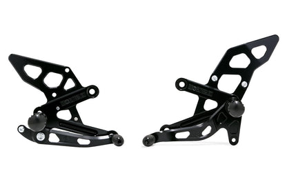 Rearsets Kit CBR250RR 17-19/20-22/23 Black Anodized 886g 1 Set