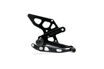 Rearsets Kit CBR250RR 17-19/20-22/23 Black Anodized 886g 1 Set