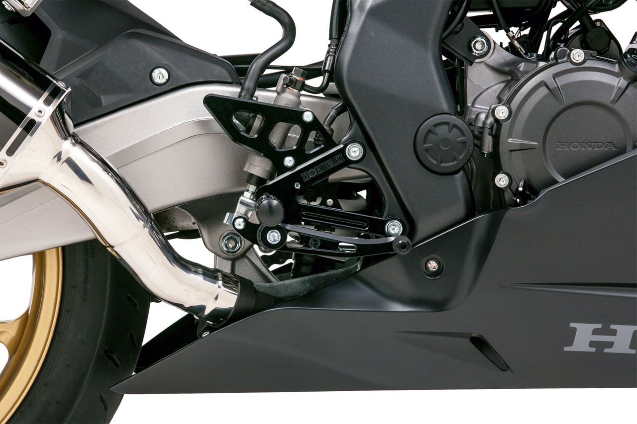 Rearsets Kit CBR250RR 17-19/20-22/23 Black Anodized 886g 1 Set