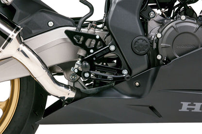 Rearsets Kit CBR250RR 17-19/20-22/23 Black Anodized 886g 1 Set