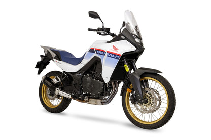 Slip-on Exhaust MX XL750 TRANSALP 23- Black Pearl - Kai / Gloss Black Transalp