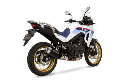 Slip-on Exhaust MX XL750 TRANSALP 23- Black Pearl - Kai / Gloss Black Transalp