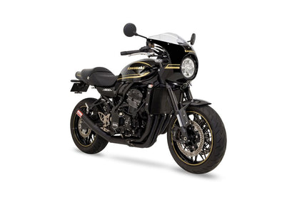 Full Exhaust System ONE PIECE Z900RS/CAFE 2023- BLACK Heat-Resistant Black Coating Cafe