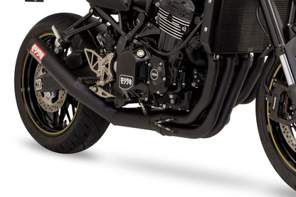 Full Exhaust System ONE PIECE Z900RS/CAFE 2023- BLACK Heat-Resistant Black Coating Cafe