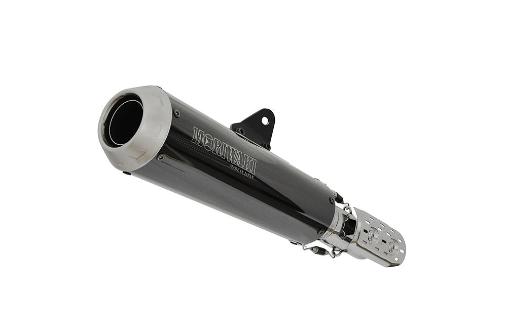 Slip-on Exhaust Short Megaphone GB350 / GB350S 2023- Black Pearl-Kai / Gloss Black