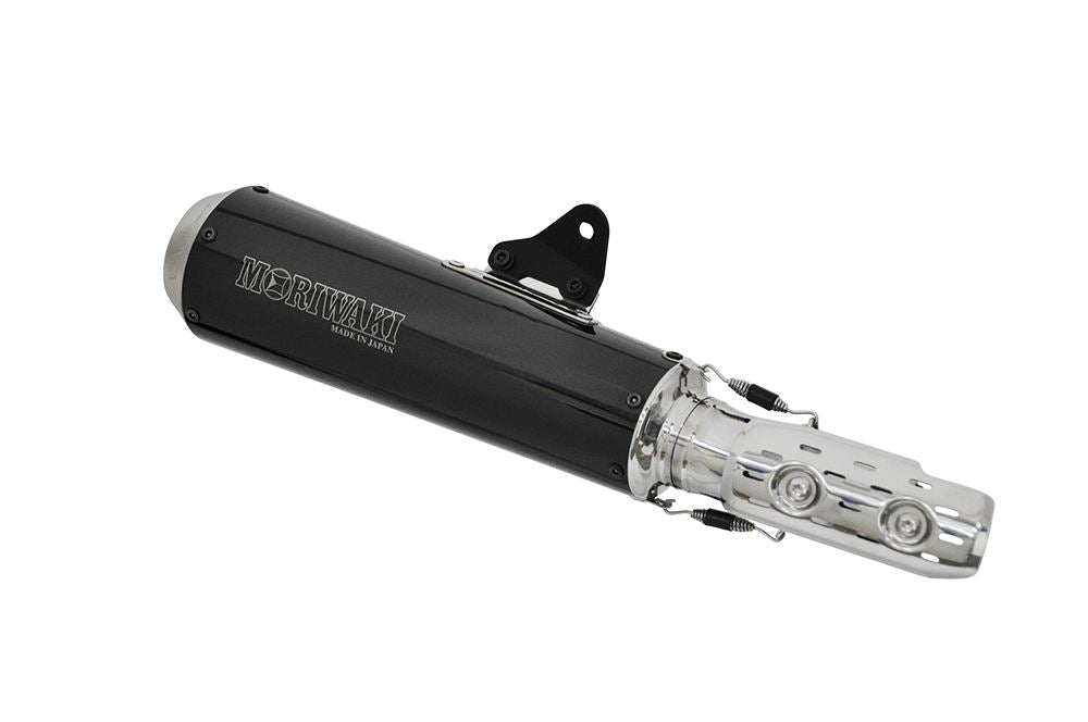 Slip-on Exhaust Short Megaphone GB350 / GB350S 2023- Black Pearl-Kai / Gloss Black