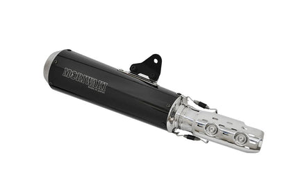 Slip-on Exhaust Short Megaphone GB350 / GB350S 2023- Black Pearl-Kai / Gloss Black