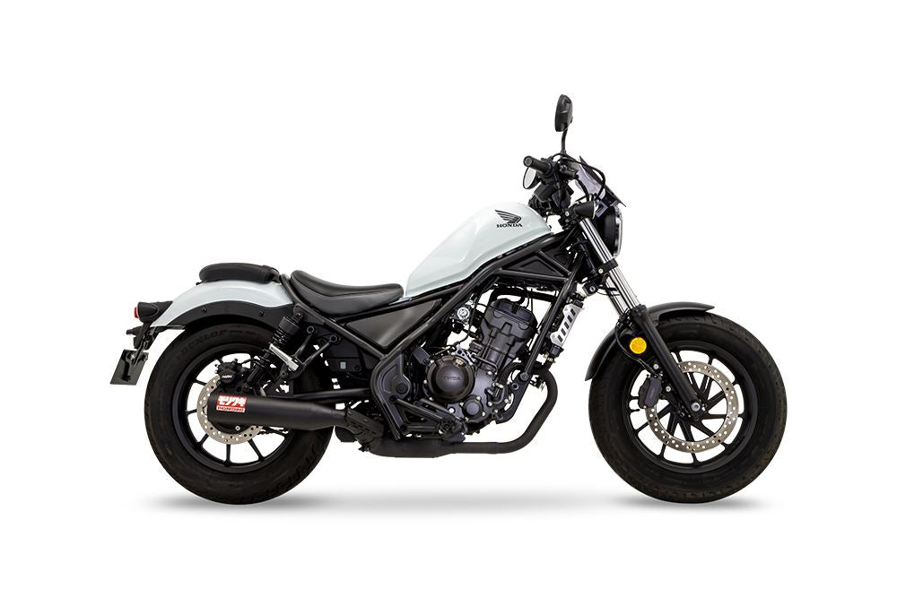 Slip-on Exhaust Short Classic Rebel 250 BLACK Heat-resistant Black Paint