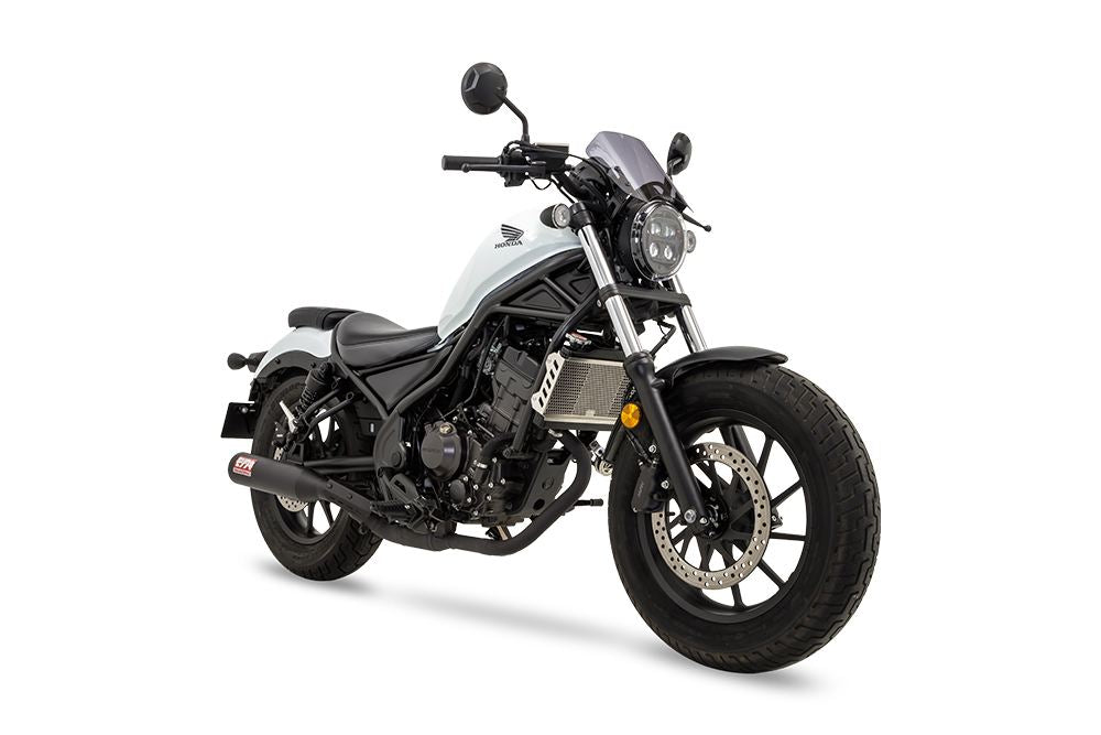 Slip-on Exhaust Short Classic Rebel 250 BLACK Heat-resistant Black Paint
