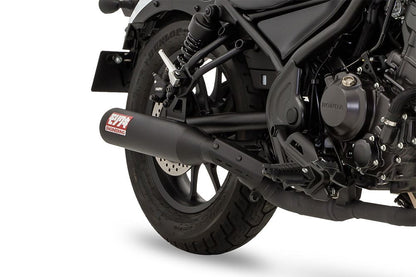 Slip-on Exhaust Short Classic Rebel 250 BLACK Heat-resistant Black Paint