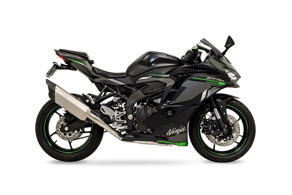 Full Exhaust Blade Ninja ZX-4R 2023- Raw Titanium Ninja