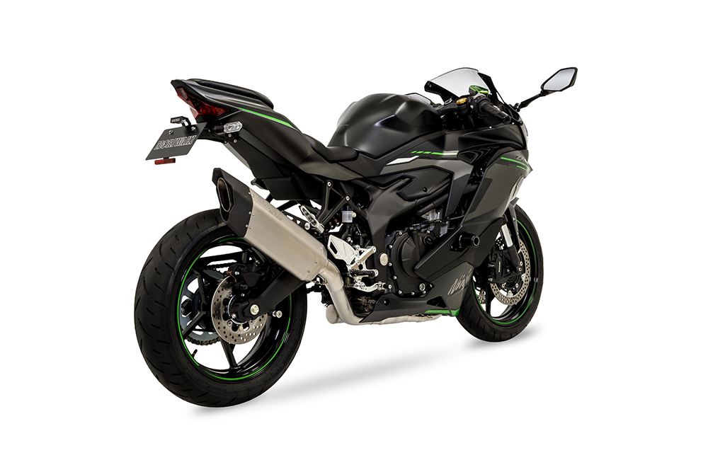 Full Exhaust Blade Ninja ZX-4R 2023- Raw Titanium Ninja