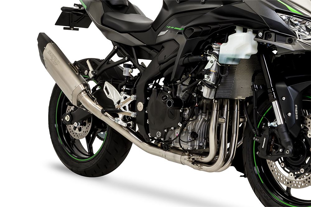 Full Exhaust Blade Ninja ZX-4R 2023- Raw Titanium Ninja