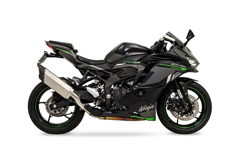 Slip-On Exhaust Blade Ninja ZX-4R 2023- Titanium Raw Material Ninja