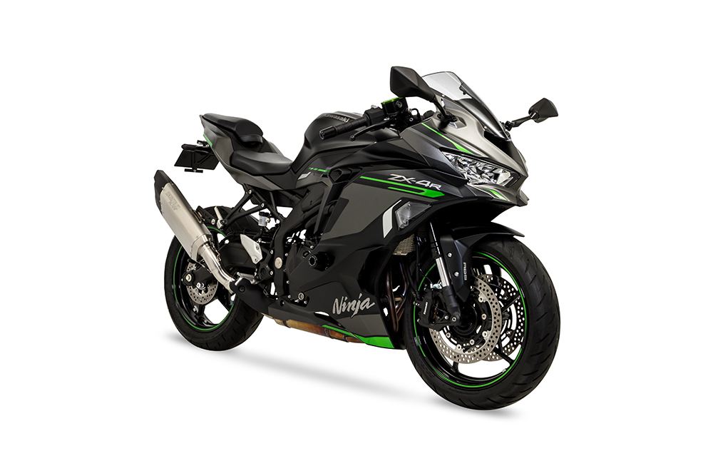 Slip-On Exhaust Blade Ninja ZX-4R 2023- Titanium Raw Material Ninja