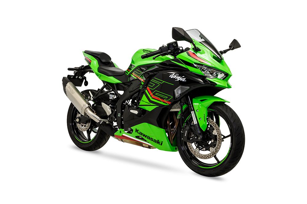 Slip-on Exhaust Blade Ninja ZX-25R 2023-2025 Unpainted Titanium Ninja