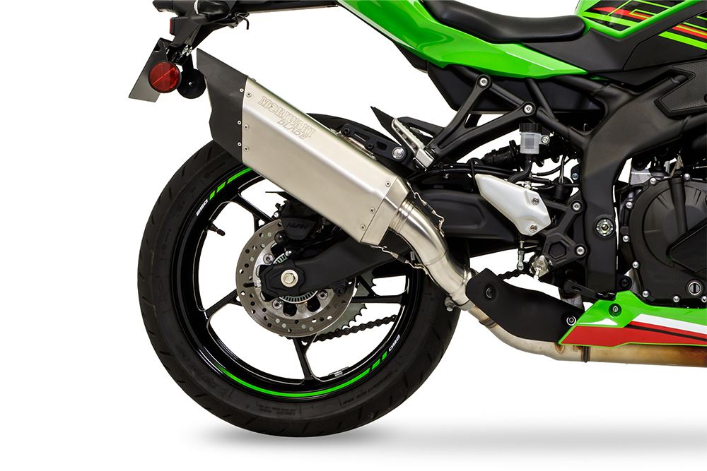 Slip-on Exhaust Blade Ninja ZX-25R 2023-2025 Unpainted Titanium Ninja