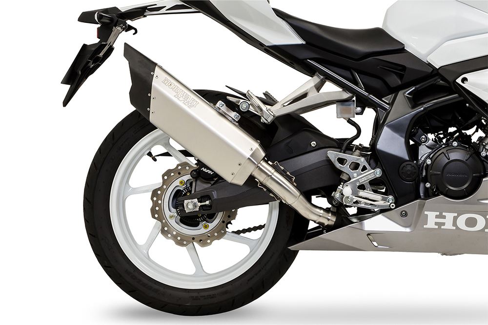 スリップオン エキゾースト ブレード CBR250RR 2023年- シルバー ブラック