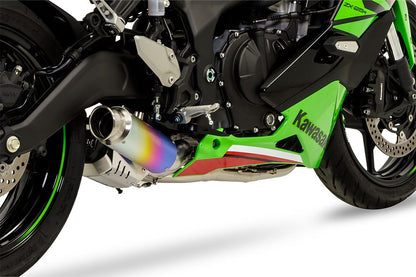 Full Exhaust Cross Short Zero Ninja ZX-25R 2023-2025 ANO Anodized Titanium Ninja