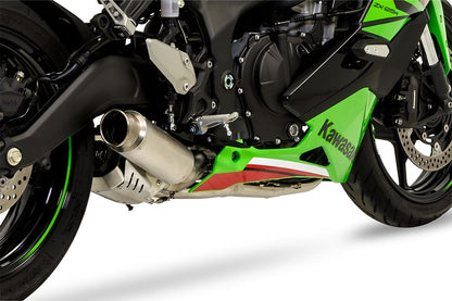 Full Exhaust Cross Short Zero Ninja ZX-25R 2023-2025 White Titanium Ninja