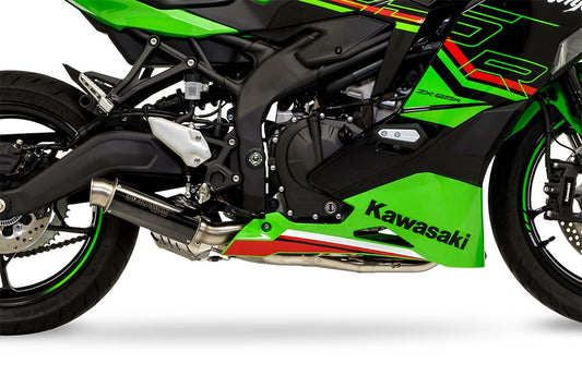 Full Exhaust Cross Short Zero Ninja ZX-25R 2023-2025 Black Pearl-Kai/Gloss Black Ninja
