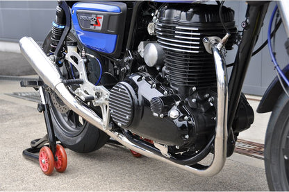 Full Exhaust Monster Racing GB350/GB350S 21-/23- SUS Stainless Steel Polish