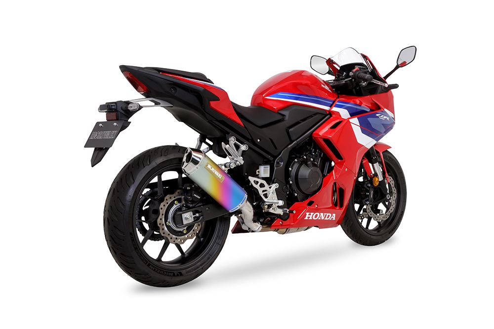 Slip-On Exhaust MX CBR400R/400X/NX400 2019-24 Anodized Titanium