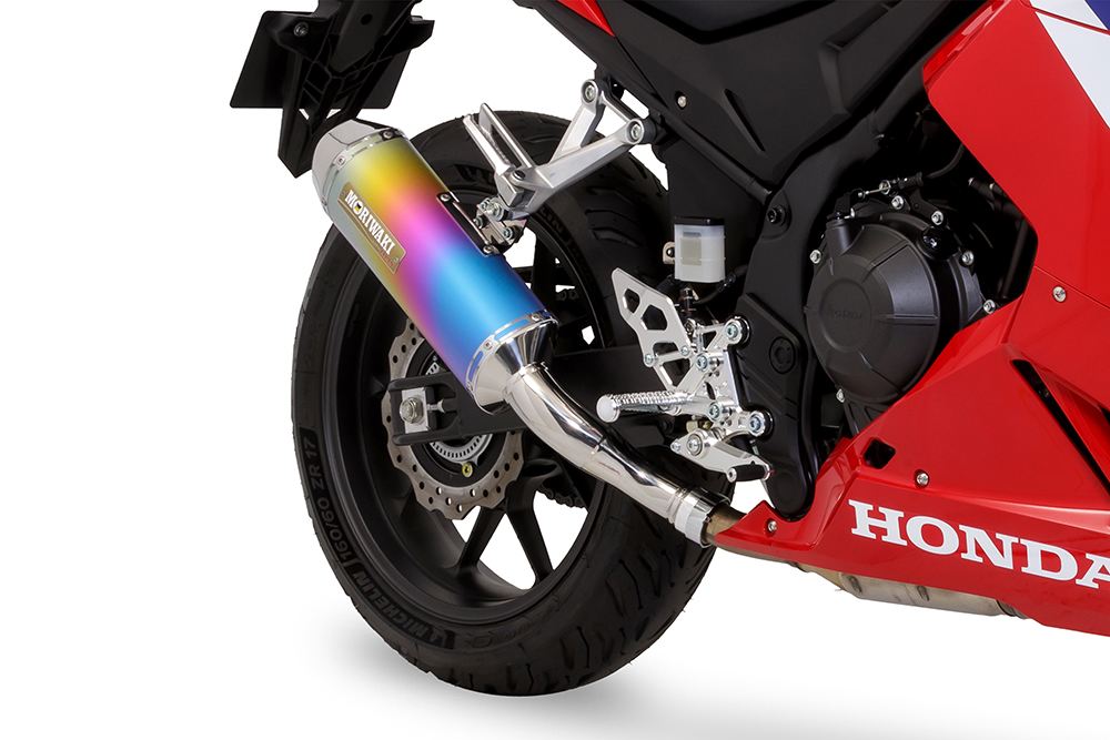 Slip-On Exhaust MX CBR400R/400X/NX400 2019-24 Anodized Titanium