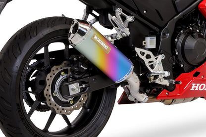 Slip-On Exhaust MX CBR400R/400X/NX400 2019-24 Anodized Titanium