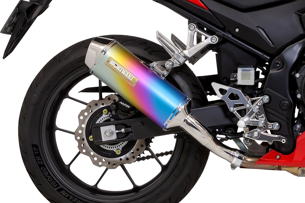Slip-On Exhaust MX CBR400R/400X/NX400 2019-24 Anodized Titanium