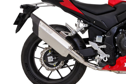 スリップオン エキゾースト ブレード CBR400R 2019-21/22-23/24- ホワイトチタン 白