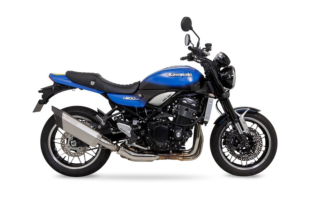 Slip-On Exhaust Blade Z900RS CAFE 2018-2022 / 2023- Titanium Raw Material Cafe
