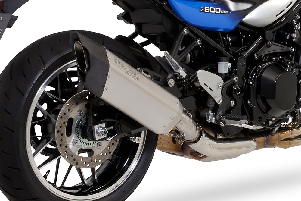 Slip-On Exhaust Blade Z900RS CAFE 2018-2022 / 2023- Titanium Raw Material Cafe