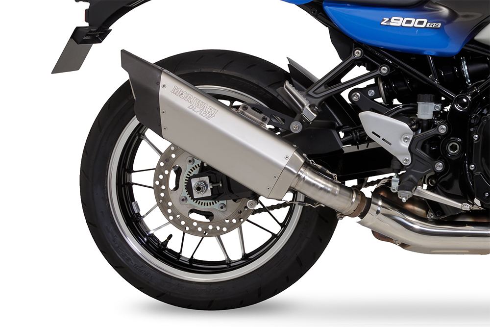 Slip-On Exhaust Blade Z900RS CAFE 2018-2022 / 2023- Titanium Raw Material Cafe