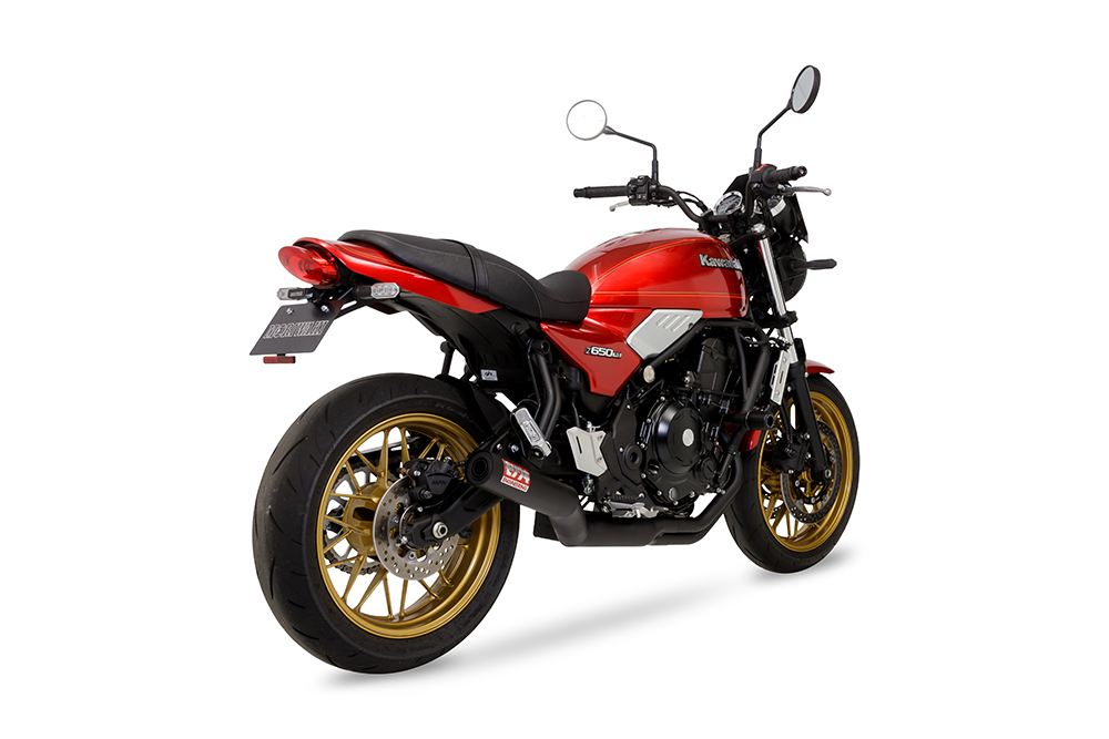 Full exhaust muffler one-piece BLACK Z650RS Black heat-resistant black paint