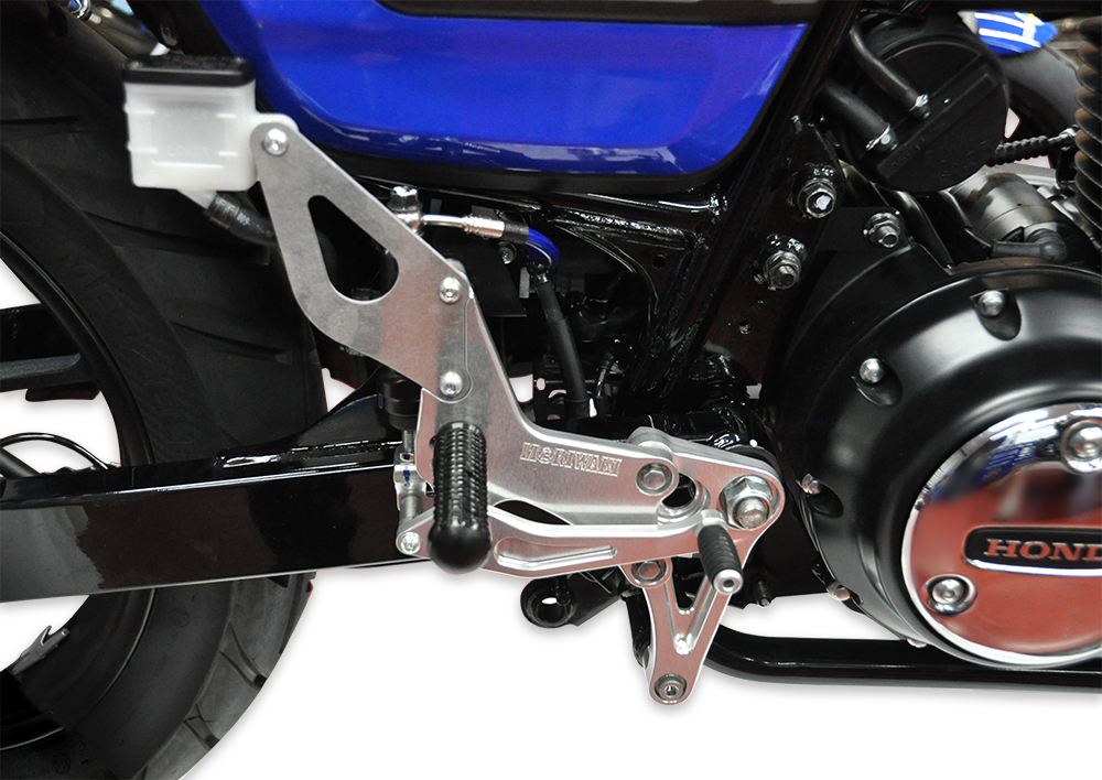 Rear Set Kit Racing GB350/GB350S 2021-2022/ 2023- Silver Anodized 1 Set