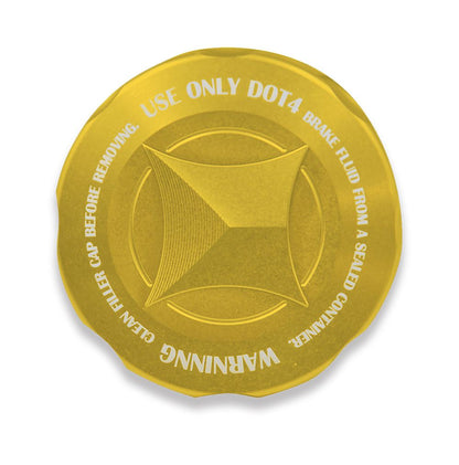 Master Cylinder Cap GOLD Gold Anodized M38xP4 1pc