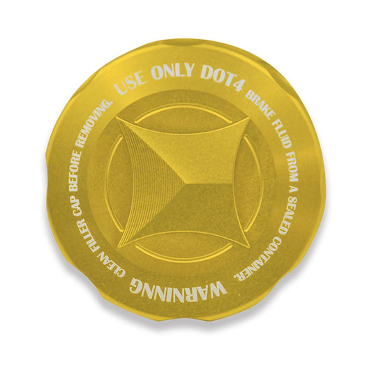 Master Cylinder Cap GOLD Gold Anodized M38xP4 1pc